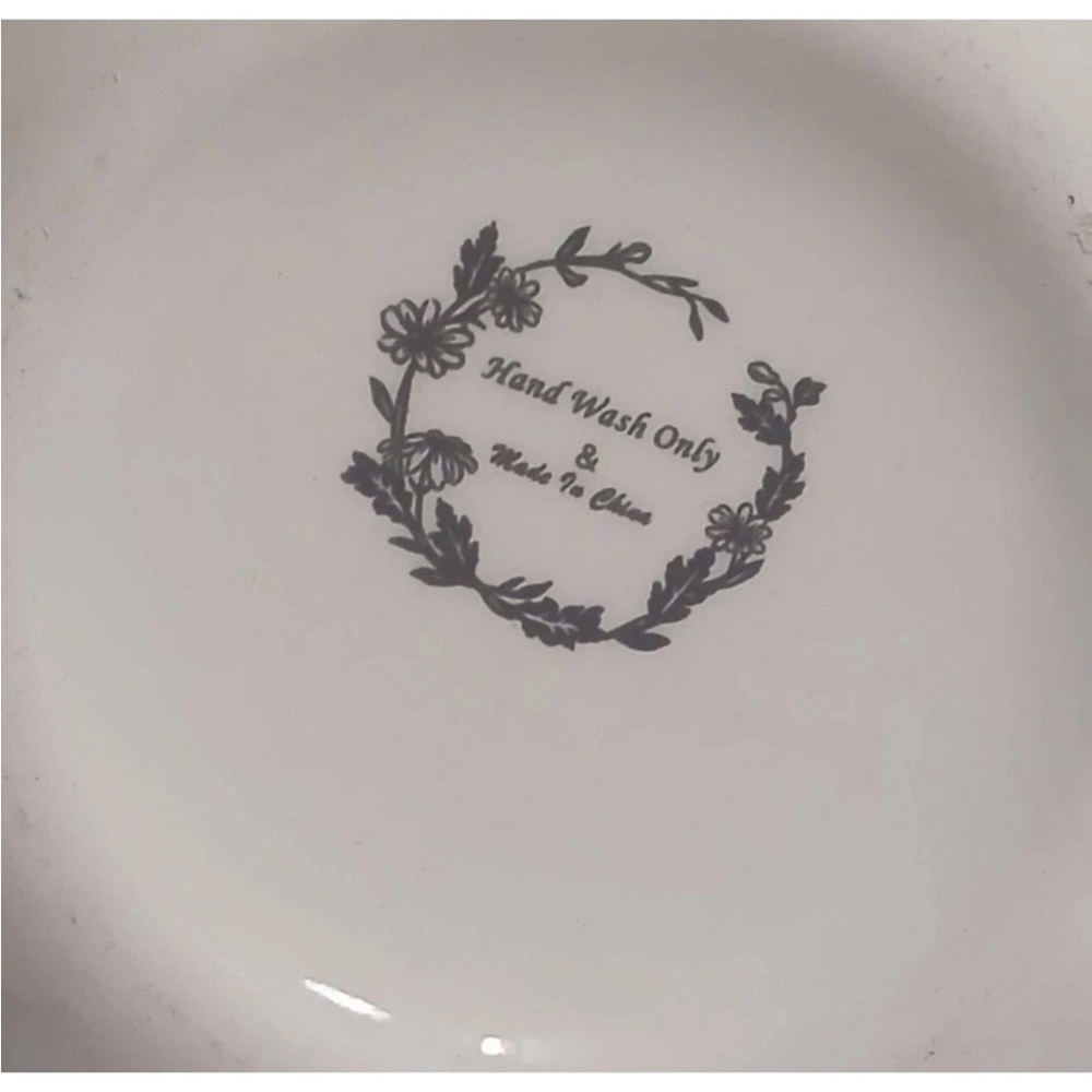 Maxcera Blue Toile Easter Bunny Creamer & Sugar Bowl w/Lid NEW Spring - Picture 6 of 7